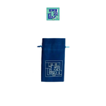 【Leo手機周邊專賣店】LEO 里歐絨布高品質速口收納袋 / 小 iWALK口袋充 太空艙款 / 牛仔藍, , large