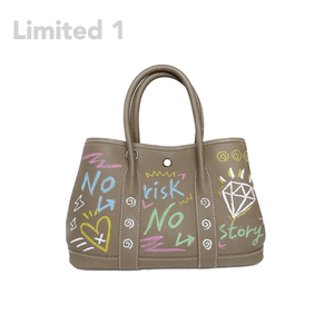 Long Tote Bag Elephant Gray (XL)