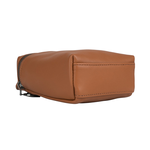 LONGCHAMP Le Pliage Xtra XS 小牛皮拉鍊迷你手提/斜背二用包/白蘭地酒色, , large