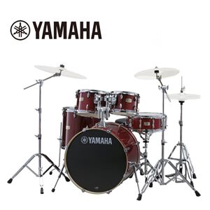 YAMAHA Stage Custom 爵士鼓組 酒紅木紋色款【敦煌樂器】