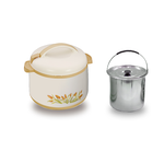 【GOLDEN FIRE 火牌】燜燒鍋 土黃色 5.0L-IH爐可用鍋-有提耳(燜燒鍋 保溫 保冷 手提 不鏽鋼 台灣製造), , large