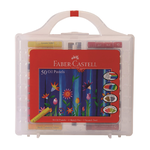 【Faber-Castell】輝柏 50色粗芯手提精裝油性粉彩條 / 盒 126050, , large