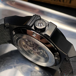[星晴錶業]MASERATI手錶,42mm,R8821108009黑色錶面黑錶殼深黑色真皮皮革錶帶款, , large