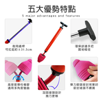 【HANLIN】1PT 馬桶疏通器 強大氣壓 一拉一推 輕鬆疏通 打氣一炮通 水管疏通器 強力高壓 馬桶 水槽 地漏 排水管 下水道 疏通神器, , large