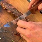 蓋瑞廚物【SANELLI 義大利製 BBQ 去骨刀 13、15cm】修筋刀 屠夫分解刀 剔骨刀 彎剃骨刀 牛肉分切刀, , large