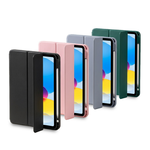 [LR161 Tri-Fold Cloud and Water Scroll] Apple iPad A16 (11th Gen) 11-inch Tablet Case (Compatible with iPad 10th Gen 10.9-inch) (Built-in Pencil Holder), , large