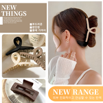 [夢巴黎] 韓系鯊魚夾 抓夾 鯊魚夾 大髮夾 方形夾 髮夾 鯊魚夾韓國 方形鯊魚夾 盤髮 髮夾 韓系髮夾 大鯊魚夾 髮飾, , large