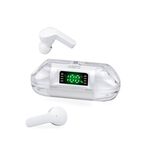 RASTO RS53 Space Capsule Bluetooth 5.3 True Wireless Headphones - LED Battery Display, IPX4 Waterproof, 3-4 Hours of Use, , large