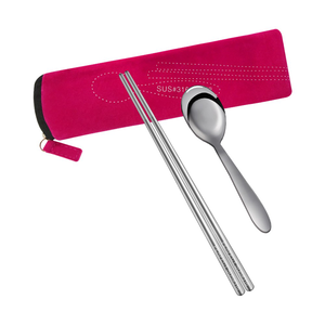 PERFECT 理想牌 極緻316不鏽鋼隨身餐具組 紅-Leidea樂德兒