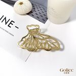 【Gulicc】古莉可 髮夾 韓系金屬蝴蝶髮夾, , large