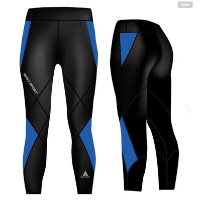 【AREXSPORT臺灣製 】AS-9389 壓縮褲 壓力褲 登山褲 雙層萊卡女款加強極致重壓縮褲 臺灣製 XS-L