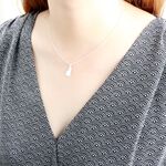 Cat Kitten Meow Meditation s925 sterling silver necklace Valentine Day gift, , large