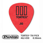 Jim Dunlop Tortex TIII 462R 0.50mm Pick (三片、十片組)【敦煌樂器】, , large