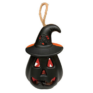 Pumpkin skull lamp pendant