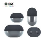 [O-Life] Wall magnetic storage 4-piece set-grey, , large
