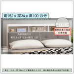 【唯熙傢俱】溫妮淺灰雙色5尺床頭箱, , large