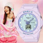 CASIO 卡西歐 BABY-G 夢幻色調手錶 BGA-320FH-4A, , large