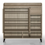 【Hampton 漢汀堡】路米灰梧桐4尺鞋櫃, , large