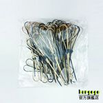 [巴果果]水果叉 調酒裝飾 竹叉 竹籤 叉子 竹串 點心叉 炸物叉 串烤叉 漢堡串 婚禮派對 黑色剪刀串JM-Ks009-BK, , large