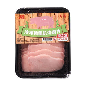 美淇食品冷凍台灣豬里肌烤肉片500g