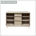 【唯熙傢俱】曼蒂橡木色4尺餐櫃, , large