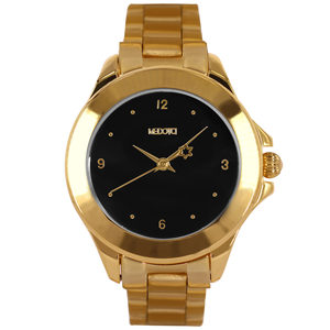 [MEDOTA] DAISY minimalist ladies watch-Black&Gold / DS-9806
