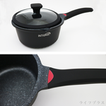 英國製INTIGNIS大理石鑄造深型雪平鍋-單把-22cm-2支, , large