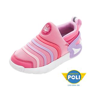 POLI毛毛蟲鞋-粉紅16cm