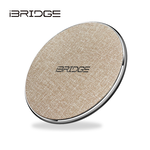 iBRIDGE 10W+蘋果7.5W快充Qi標準無線充電板-咖啡, , large