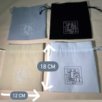 【Leo手機周邊專賣店】LEO 里歐絨布高品質速口收納袋 / 大MOZTECH LAPO款 / 黑色, , large