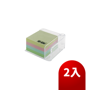 【O-Life】400-sheet color notepad - transparent