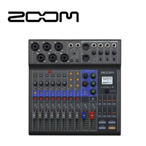 ZOOM Livetrak L-8 Podcast 混音器 錄音介面【敦煌樂器】