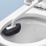 【可瀝水 壁掛式 附壁貼】生活好室 壁掛式馬桶刷 馬桶刷 可瀝水馬桶刷 馬桶刷組 彎頭馬桶刷, , large