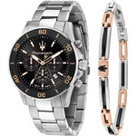 MASERATI 瑪莎拉蒂 Competizione時尚型男手錶手鍊套組-42mm R8873600001, , large