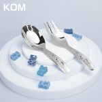 【KOM】童趣316不鏽鋼兒童湯匙叉子套組 多款任選, , large