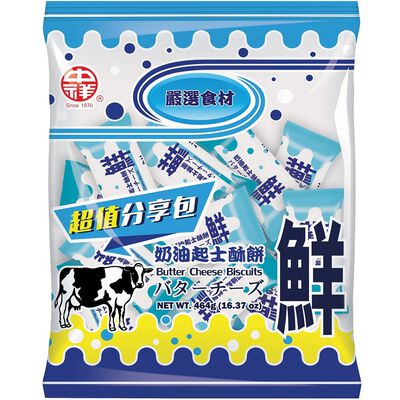 [箱購]中祥奶油起士酥餅464g克 x 8Bag袋