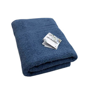 MORINO有機棉歐色緞條浴巾