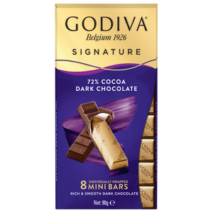 Godiva Minibars Dark 72