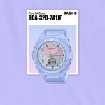 CASIO 卡西歐 BABY-G 冬日漸層女錶 手錶 BGA-320-2A1, , large