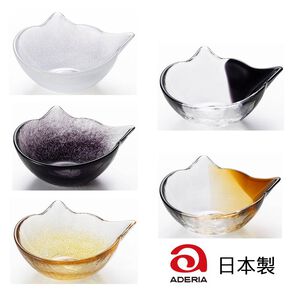 日本ADERIA 手作貓咪碗 五款花色 金益合玻璃器皿