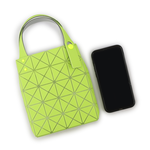 ISSEY MIYAKE BAO BAO Prism Plus 5X4 霧面迷你手提包/黃綠色, , large