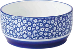 blue floral soup bowl, , large