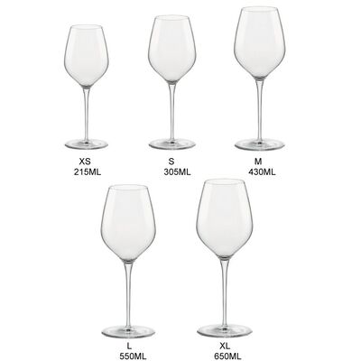 義大利製強化無鉛水晶酒杯 (五種尺寸) Bormioli Rocco Inalto Tre系列 金益合玻璃器皿