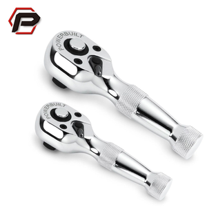 [寶力優 Powerbuilt] 兩件式短版兩分/三分棘輪板手組 卡哩卡哩 短版葫蘆炳 迷你棘輪 台灣製造/640927