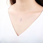 【Angel & Me】愛心 十字架 s925 純銀 項鍊 基督教 生日 禮物, , large