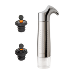 LDV-Gard vin ON/OFF Vacuum Preservation Set - Bright Chrome, , large