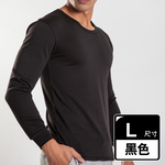 Drawstring Fleece Warm Jacket_Crew Neck_Men's_Gray, , large