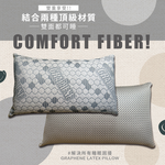 【Galatea 葛拉蒂】台製石墨烯遠紅外線透氣抗菌獨立筒枕(枕頭/獨立筒/透氣枕), , large
