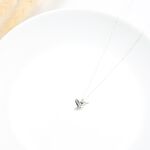 【Angel & Me】Love Hummingbird s925 sterling silver necklace Valentine Day gift, , large