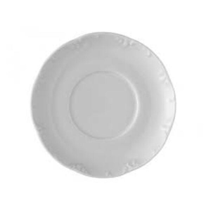 Rosenthal Monbi Feather Pattern Coffee Cup Saucer - White